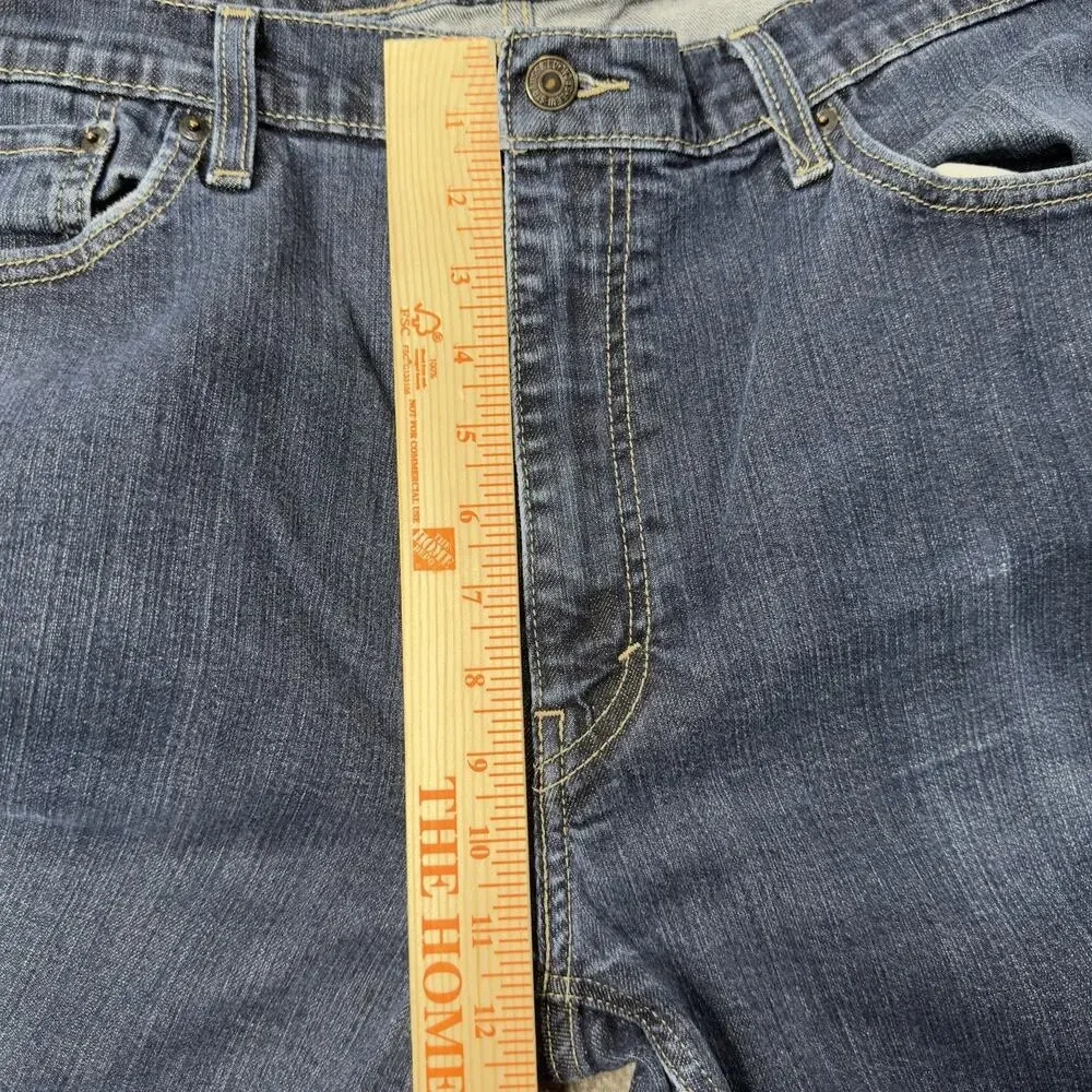 Levi Strauss 541 Athletic Taper Jeans Dark Wash Stretch Denim Mens 40x28 Preppy